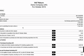 prepare UK vat returns