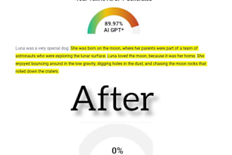proofread, edit and rewrite ai generated content to human