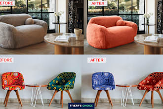 do image editing and change colour of any product or objects