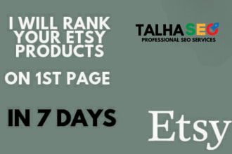 rank your etsy product on the first page