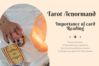 divination with tarot and lenormand
