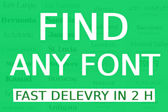 find or identify any font in 2 hour