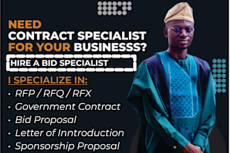 write government contract, rfp, rfi, rfq, rfx, sponsorship, bid proposal