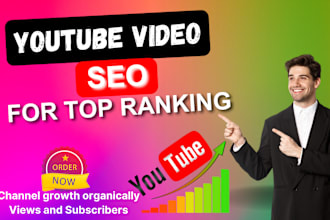 do best youtube video SEO for your channel top ranking