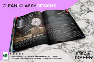 design an attractive magazine or newsletter