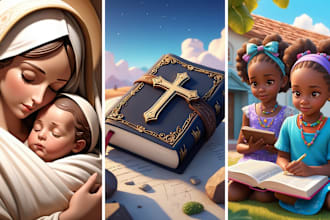 design awesome and enchanting bible illustrations for children christian books