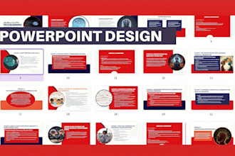design or redesign powerpoint, pitch deck, medical powerpoint, rebrand slide