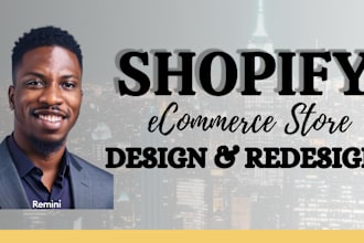 revamp shopify store update redesign clone setup shopify website