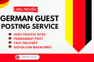 provide high da german guest posting service