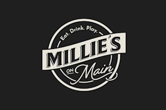 historic gas station turned bar logo