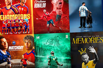 design digital sports wallpapers and graphics