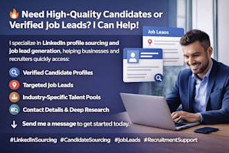 be your recruitment CV resourcer, candidate sourcer, UK, USA