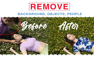 remove or add background, objects, people from the image