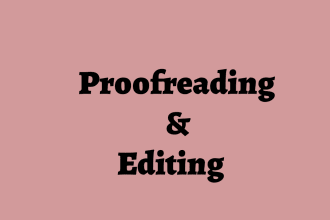 proofread and edit your documents in apa 7