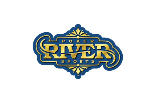 poker sports bar river  logo design