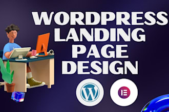 build landing page using elementor pro and design responsive squeeze page