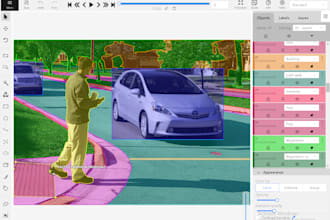 do image, polygon, labeling annotations and bounding boxes using cvat