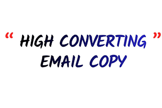 be your professional email copywriter
