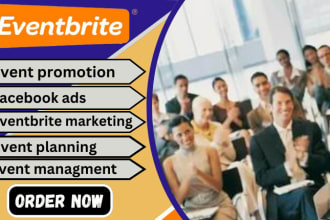 promote eventbrite, webinars, concert, facebook event, event setup