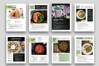 create a nutrition recipe, e book for you