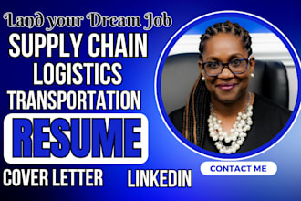 write a job winning logistics, warehouse, transportation, supply chain resume