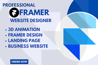 build a resposive and modern website using framer and dora