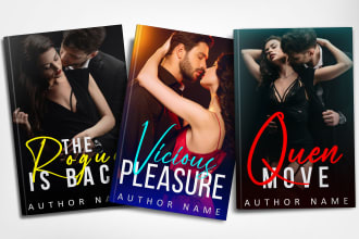 design professional romance book cover or erotic book cover