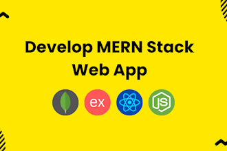 do mern stack website as mern stack developer node react mongodb express