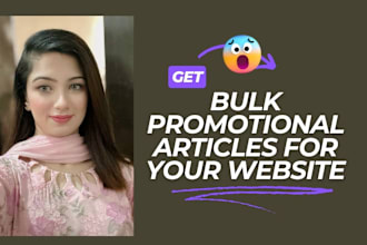 boost your website by providing bulk promotional articles