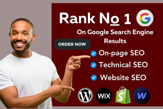 boost website SEO service optimization on wordpress, shopify, wix, and webflow