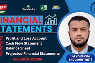 prepare financial statements, profit and loss , income statement