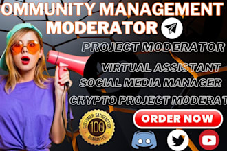 be your telegram community moderator discord manager memecoin