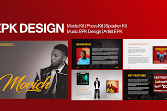 do epk design speaker kit electronic press kit media kit music epk design