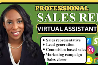 be sales rep sales closer commission based sales sales representative b2b leads