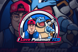 make unique face mascot, cartoon, esports and gaming logo