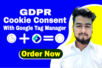 setup gdpr cookie consent mode v2 with google tag manager
