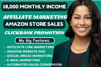 setup affiliate marketing amazon website sales funnel clickbank affiliate sales