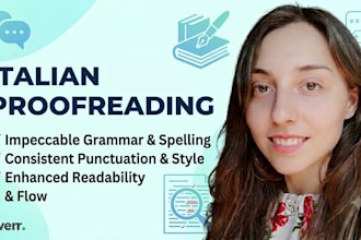 italian proofreading and correction