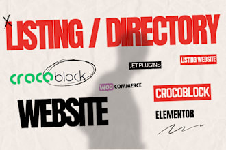 design a professional directory listing website with crocoblock