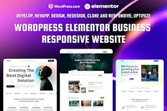 develop, revamp, design, redesign, clone and responsive, optimize wordpress site