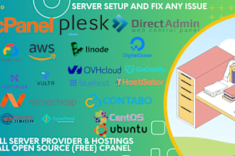 fix, configure, secure, cpanel, vps, aws, google cloud, digitalocen etc