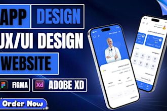 do ui ux design for saas web app dashboard, mobile app design in