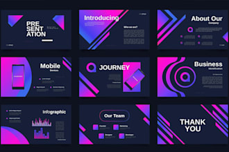 design a modern and convincing investor pitch deck