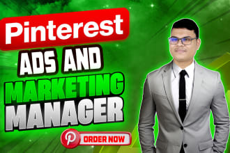 be pinterest marketing manager, run ads for grow your business