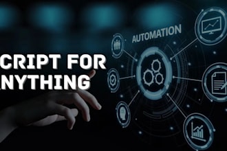 write python script for automation and scraping
