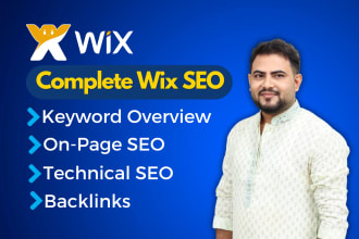 do wix on page and technical SEO for,health,fitness,dentist