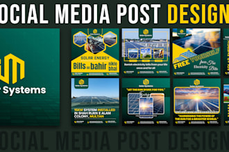 create social media posts for your brand
