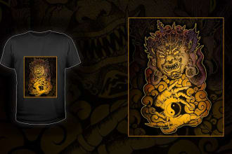 do extreme metal dark demon art
