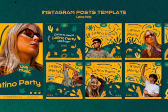 design social media posters, product banners and ads