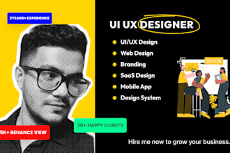 do ui ux design for your ui apps , website and dashboard